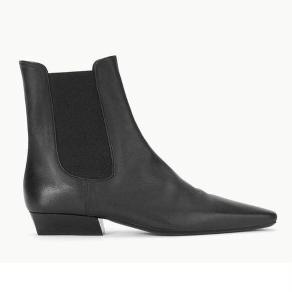 Staud Wally Chelsea Bootie In Black 37/7 NWOB - Picture 1 of 11